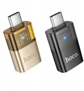 Adapter USB Hoco UA36B USB-A - USB-C Złoty 3