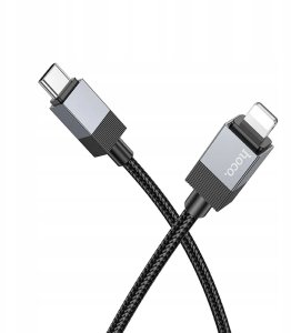 Kabel USB C do Lightning Hoco PD 27W 1 m X110 czarny 2