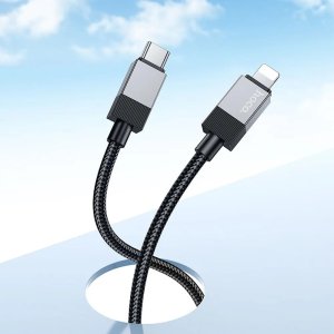 Kabel USB C do Lightning Hoco PD 27W 1 m X110 czarny 5