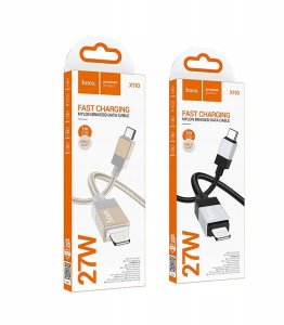 Kabel USB C do Lightning Hoco PD 27W 1 m X110 czarny 7
