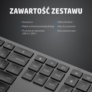 Klawiatura HP 975 (975 USB+BT Dual Denmark) 4