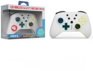Pad Hyperkin Hyperkin Armor3 NuRival Wireless Controller for Switch Biały (M07619-WHHE) 7