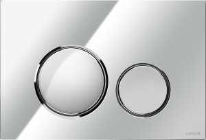 Zestaw podtynkowy Cersanit stelaż AQUA 50 QuickFix, miska ZEN , deska wolnoopadająca, łatwe wypinanie,  przycisk LUNA CHROM 3