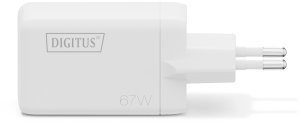 Ładowarka Digitus DIGITUS USB GaN ładowarka 67W 2x USB-C 1x USB-A biały 7