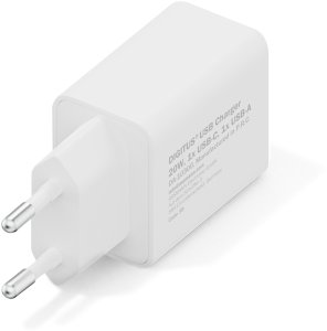 Ładowarka Digitus DIGITUS USB ładowarka 20W 1x USB-C 1x USB-A biały 3