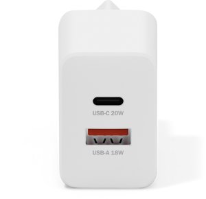 Ładowarka Digitus DIGITUS USB ładowarka 20W 1x USB-C 1x USB-A biały 4