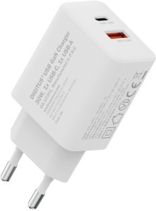 Ładowarka Digitus DIGITUS USB GaN ładowarka 30W 1x USB-C 1x USB-A biały 2