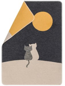 Koc dla zwierzaka 70x90 cm Koty i Księżyc 73499879 2