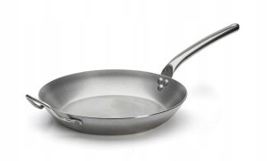 Patelnia stalowa 32 cm Carbon Plus 2