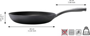 Patelnia żeliwna 28 cm Skottsberg cast iron 3