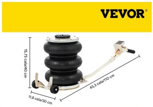 Podnośnik pneumatyczny 5 ton do auta poduszka 16,5-40,6 cm wysoki udźwig 2