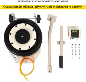 Podnośnik pneumatyczny 5 ton do auta poduszka 16,5-40,6 cm wysoki udźwig 3