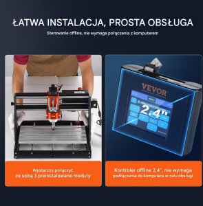 Frezarka CNC 3-osiowa 120 W - grawerowanie i frezowanie drewna i tworzyw 4