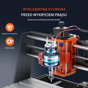 Frezarka CNC 3-osiowa 120 W - grawerowanie i frezowanie drewna i tworzyw 6