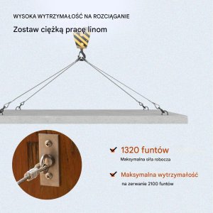 Mentor Stalowy kabel liny 3,2 mm T316 305 m - wytrzymały, elastyczny do balustrad 6