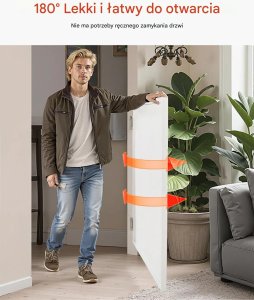 vidaXL Drzwi wahadłowe typu Saloon Door 81x107 cm drewno sosnowe wewnętrzne 5