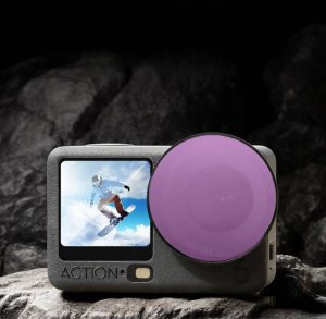 FILTR ND16 SZARY NEUTRALNY OCHRONNY DO KAMERY SPORTOWEJ DJI OSMO ACTION 6 5