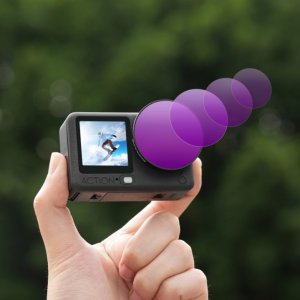 FILTR ND16 SZARY NEUTRALNY OCHRONNY DO KAMERY SPORTOWEJ DJI OSMO ACTION 6 8