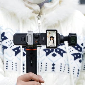 MULTIFUNKCYJNY METALOWY UCHWYT SZYBKOZŁĄCZKA 1/4" SYSTEM GOPRO DO DJI OSMO POCKET 3 + PASEK 5