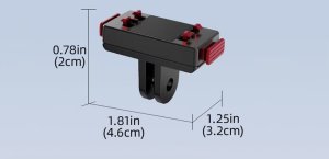 MOCOWANIE UCHWYT MAGNETYCZNY DO SZYBKIEGO MONTAŻU 1/4'' CALA DO KAMERY INSTA 360 ACE / ACE PRO / ACE 2 5