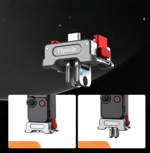 Ulanzi ADAPTER PODSTAWKA ŁADUJĄCA USB-C Z GWINTEM 1/4" I SZYBKOZŁĄCZKĄ DO DJI OSMO POCKET 3 5
