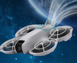 TYLNE SKRZYDŁO OGONOWE STABILIZATOR OCHRONNY + UCHWYT NA KLOCKI TYPU LEGO DO DJI NEO 8