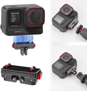 MAGNETYCZNY ADAPTER UCHWYT SZYBKOZŁĄCZKA 1/4" GOPRO DO KAMERY INSTA360 ACE PRO 2 2