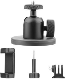 MAGNETYCZNY UCHWYT KULOWY Z GWINTEM 1/4" DO KAMER SPORTOWYCH, M.IN. INSTA360, DJI OSMO POCKET, ACTION 3