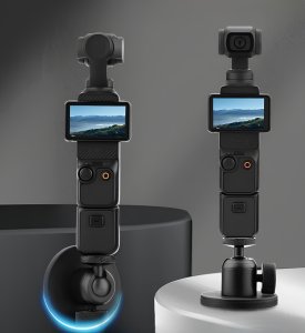 MAGNETYCZNY UCHWYT KULOWY Z GWINTEM 1/4" DO KAMER SPORTOWYCH, M.IN. INSTA360, DJI OSMO POCKET, ACTION 4