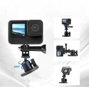 MAGNETYCZNY UCHWYT KULOWY Z GWINTEM 1/4" DO KAMER SPORTOWYCH, M.IN. INSTA360, DJI OSMO POCKET, ACTION 7