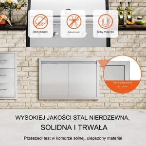 Vevor Podwójne Drzwi do Grilla 6