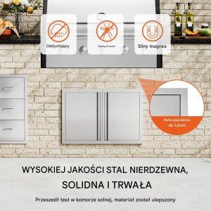 Vevor Podwójne Drzwi do Grilla 3
