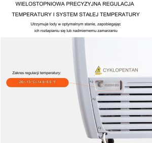 Komercyjna Gablota na Lody 158 L 3