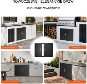 Vevor Podwójne Drzwi do Grilla 5