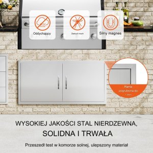 Vevor Podwójne Drzwi do Grilla 6