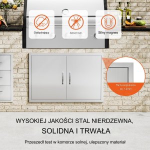 Vevor Podwójne Drzwi do Grilla 6