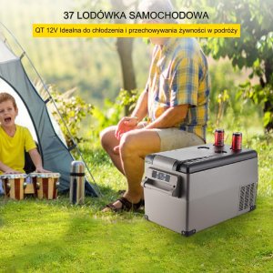 LODÓWKA TURYSTYCZNA SAMOCHODOWA PRZENOŚNA CHŁODZENIE 35L 120/240 V 7