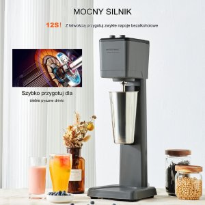 Koktajler blender kuchenny kielichowy gastronomiczny 375W 820ml 3