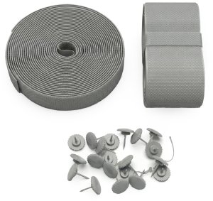 Moskitiera na Drzwi Balkonowe Magnetyczna Siatka na Komary Muchy Osy "Silent Screen" Antracytowa 220x100cm 4