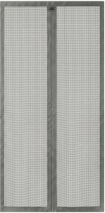 Moskitiera na Drzwi Balkonowe Magnetyczna Siatka na Komary Muchy Osy "Silent Screen" Antracytowa 220x100cm 5