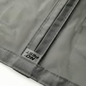 Moskitiera na Drzwi Balkonowe Magnetyczna Siatka na Komary Muchy Osy "Silent Screen" Antracytowa 220x100cm 7