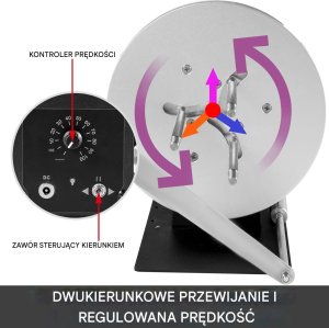 Nawijarka etykiet 120mm dwukierunkowa do drukarek przemysłowych 3