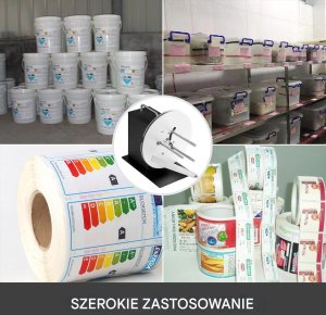 Nawijarka etykiet 120mm dwukierunkowa do drukarek przemysłowych 7