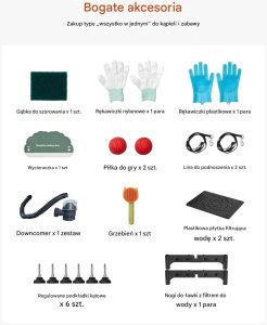 Wanna groomerska dla psa stalowa z prysznicem i rampą do kąpieli zwierząt 5