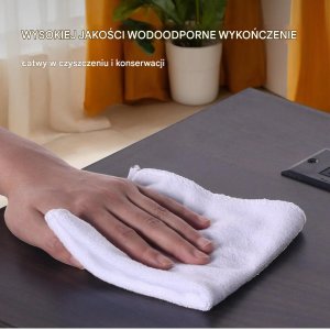 Stoliki nocne 2szt z USB i LED 3-poziomowe białe do salonu i sypialni 3