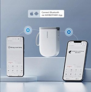 Drukarka etykiet Niimbot Drukarka etykiet D11-H Smart, biała + rolka etykiet 160 szt. 13