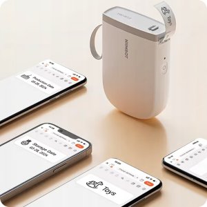 Drukarka etykiet Niimbot Drukarka etykiet D11-H Smart, biała + rolka etykiet 160 szt. 8