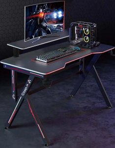 Biurko gamingowe Cobra CR4009BK czarne 120 cm 10