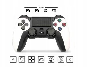 BEZPRZEWODOWY PAD GAMINGOWY DO PS4 KONTROLER DOUBLESHOCK WIBRACJE ZAMIENNIK 3