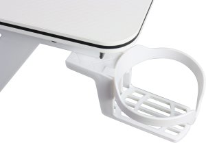 Biurko gamingowe z półką Cobra CR4010WH białe 120 cm 6